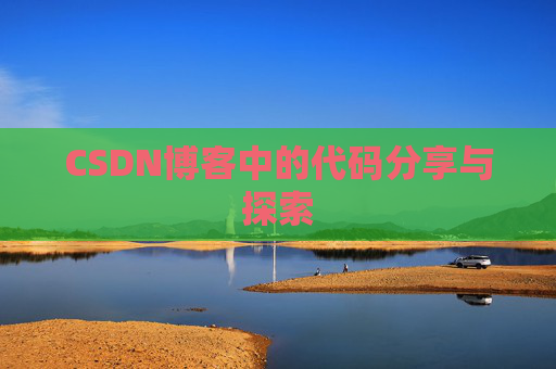 CSDN博客中的代码分享与探索